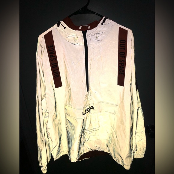 NWT Men’s Bleecker & Mercer Out Of Space Super Reflective Jacket Size XL - Picture 10 of 11